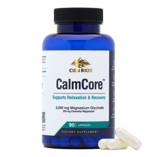 CalmCore bottle with capsules — what's inside