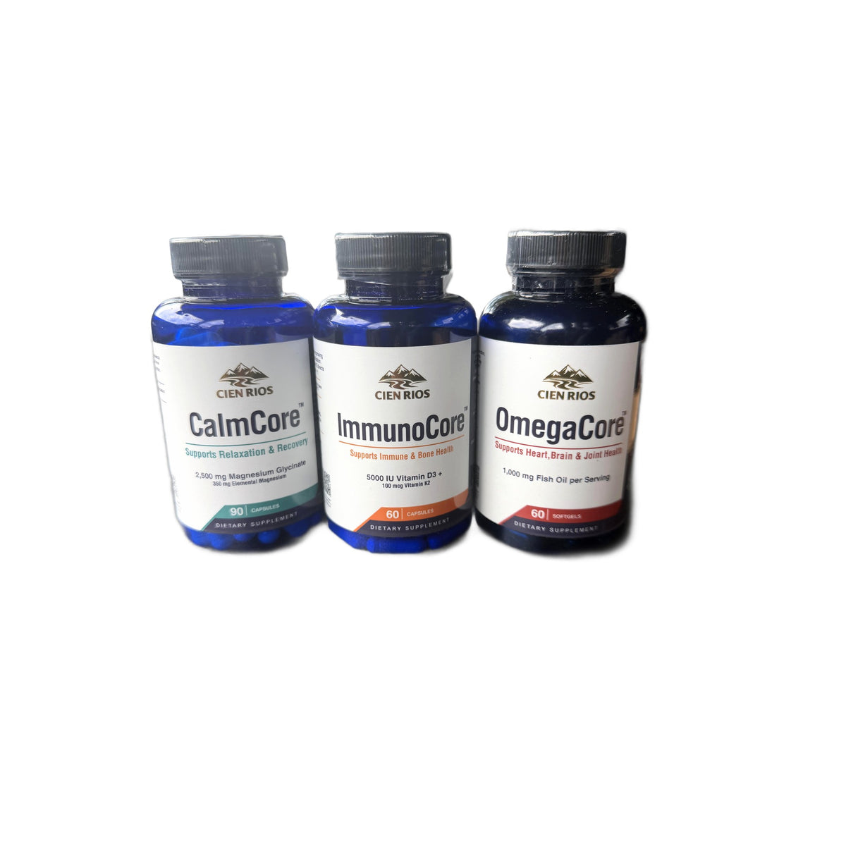 Foundation Stack™ – CalmCore, ImmunoCore & OmegaCore Trio