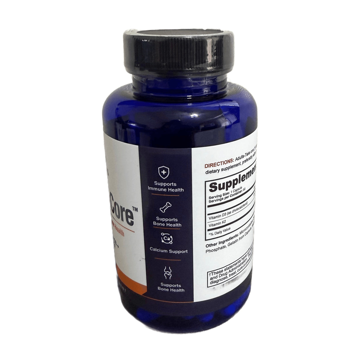 ImmunoCore benefits panel, white background
